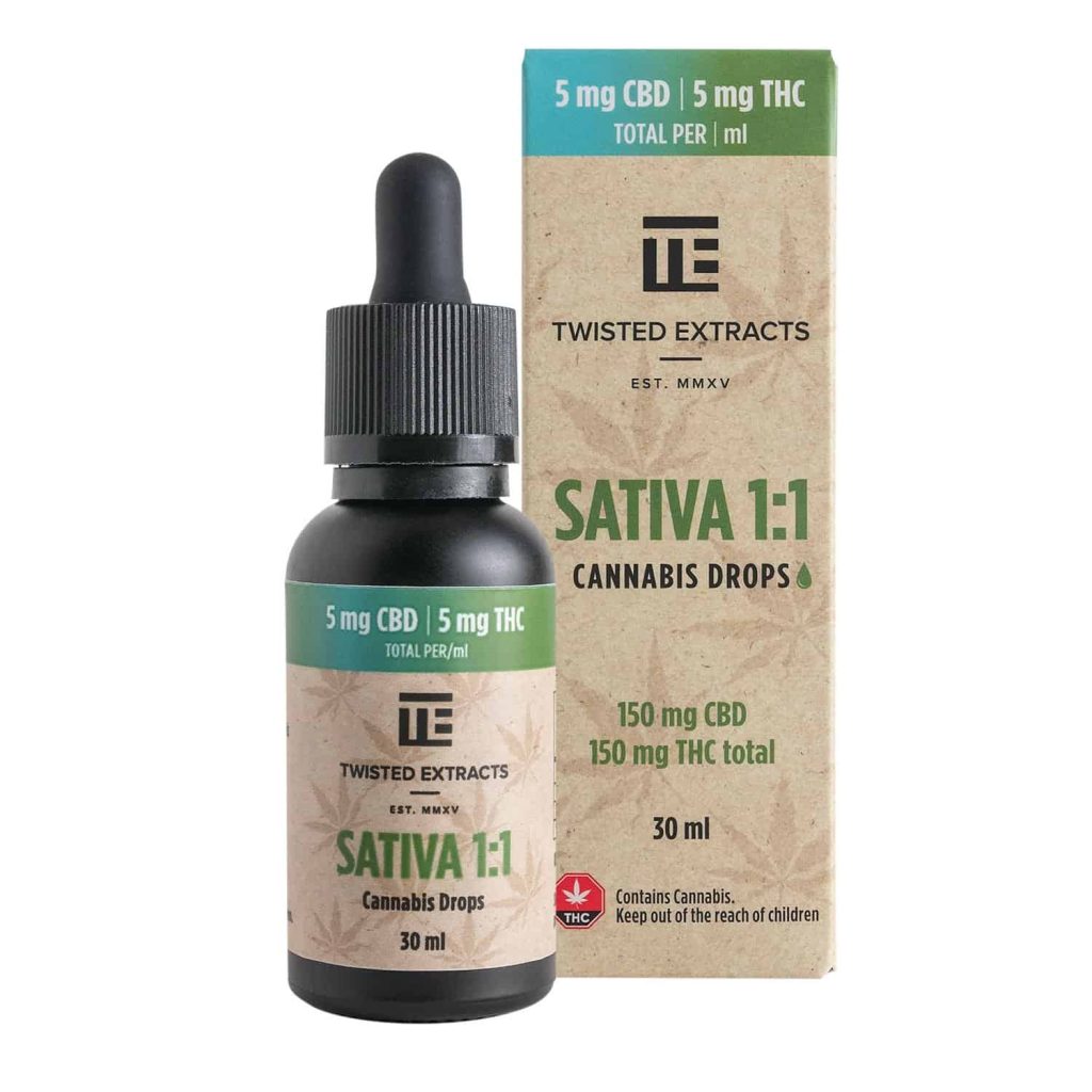Twisted Extracts Sativa drops 150mg | Bulkweedinbox