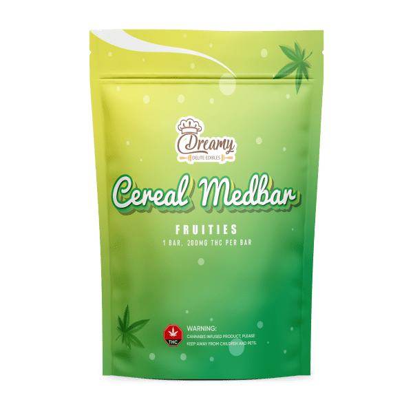 Dreamy Delite - Fruities Cereal Medbar (400mg THC)