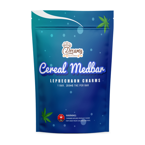 Dreamy Delite - LEPRECHAUN CHARMS Cereal Medbar (400mg THC)