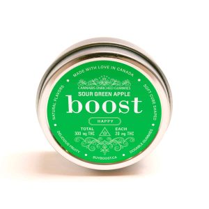 Boost-Edibles-Gummy-Sour-Green-Apple-300mg-THC-Boost-Edibles