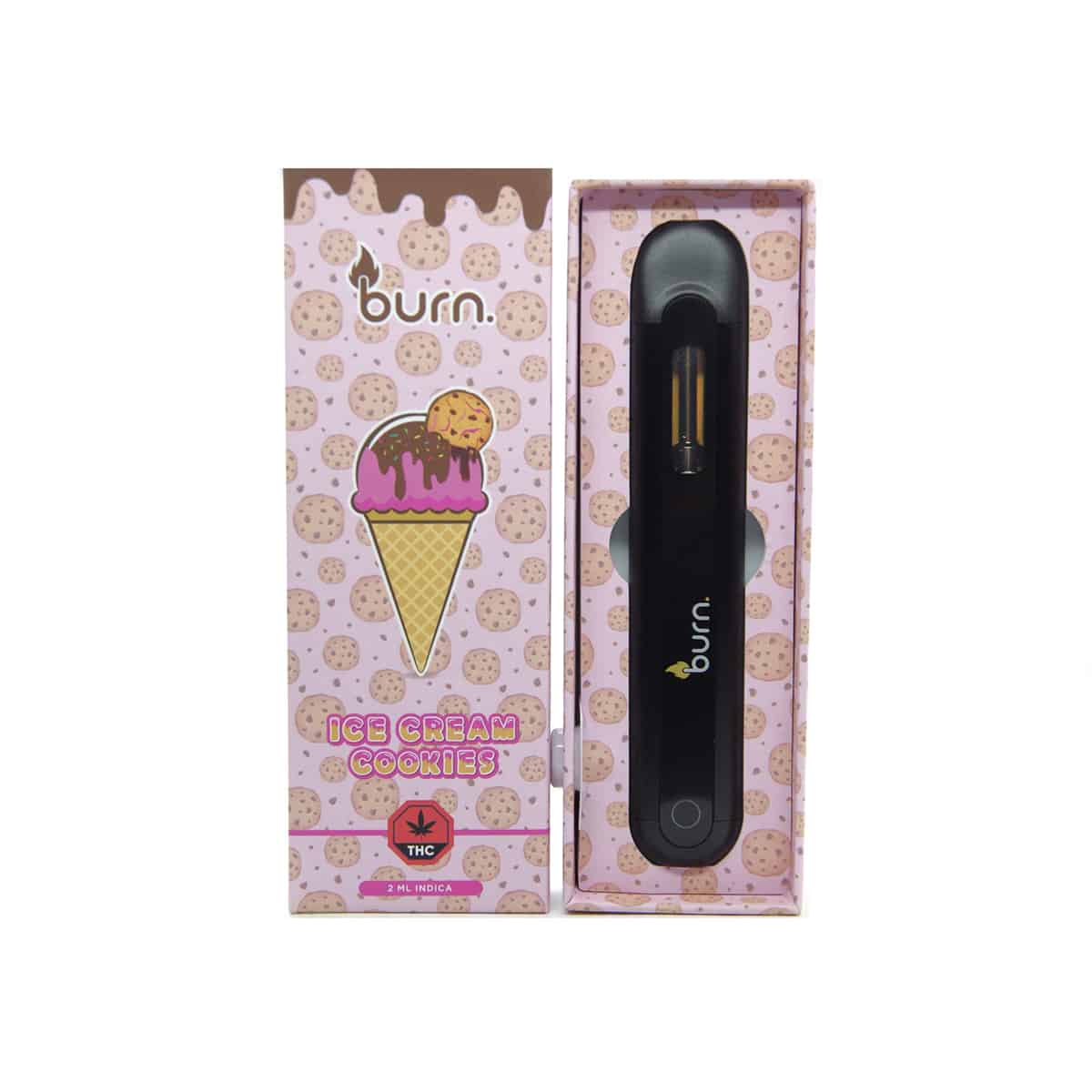 Burn Mega Sized 2mL Disposable Vapes - Ice Cream Cookies | Burn Mega Sized 2mL Disposable Vapes - Ice Cream Cookies |