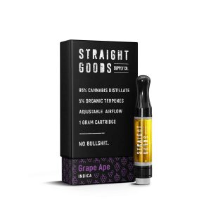 Straight Goods THC Cartridge grape ape