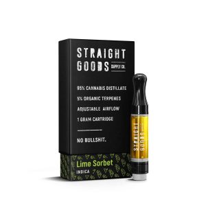 Straight Goods cartridge lime sorbet
