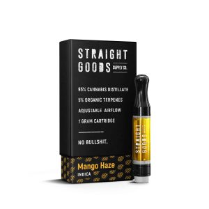 Straight Goods THC Carts mango haze