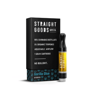 Straight Goods THC Cartridges gorilla glue