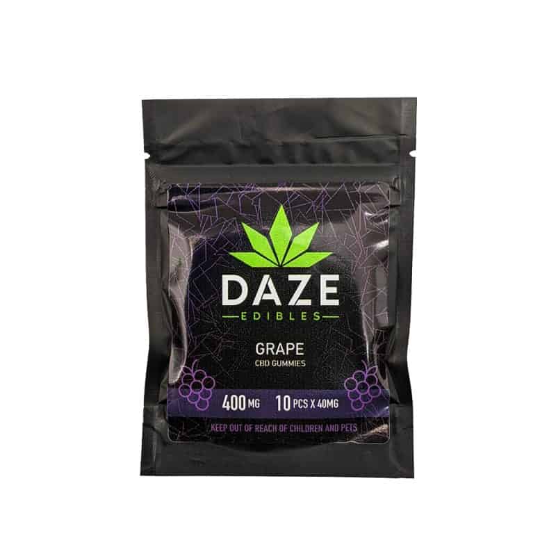 Daze Edibles Grape Gummies CBD