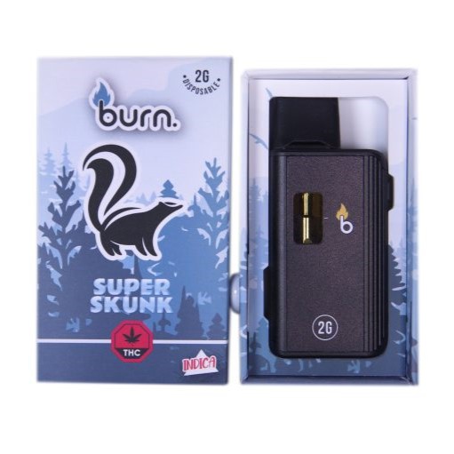 Burn Disposable Vapes – Super Skunk (2 Gram) | Buy Weed Online | Online ...