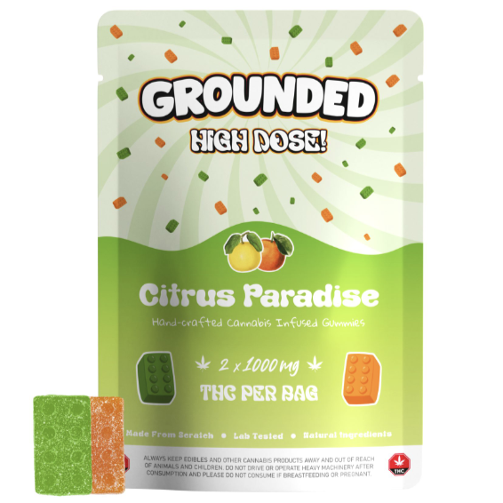 Grounded-High-Dose-Bricks-–-Citrus-Paradise-2000mg-Gummies