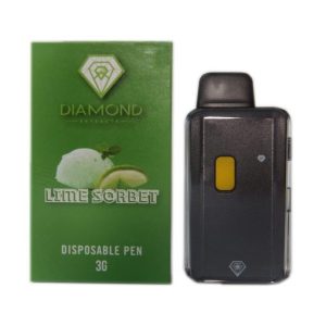 Diamond-Concentrates-3-Gram-Disposable-Distillate-–-Lime-Sorbet-Indica-3-Gram