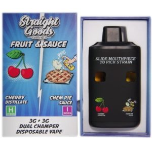 Straight-Goods-Dual-Chamber-Vape-–-Cherry-Distillate-Chem-Pie-Sauce-3-Grams-3-Grams