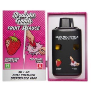 Straight-Goods-Dual-Chamber-Vape-–-Strawberry-Distillate-The-Cough-Sauce-3-Grams-3-Grams