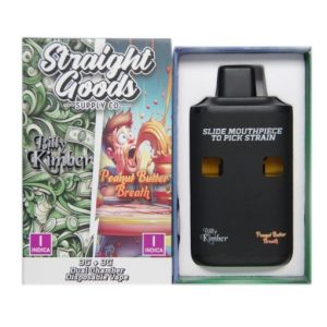 Straight Goods LCD Screen Dual Chamber Vape – Billy Kimber + Peanut Butter Breath (3 Grams + 3 Grams)