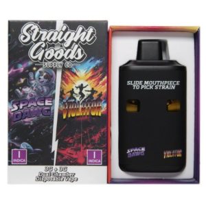 Straight Goods LCD Screen Dual Chamber Vape – Straight Goods LCD Screen Dual Chamber Vape – Space Dawg + Violator (3 Grams + 3 Grams)