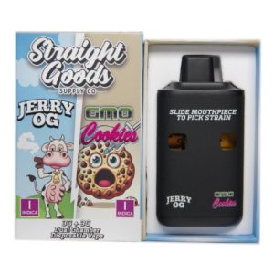 Straight Goods LCD Screen Dual Chamber Vape – Jerry OG + GMO Cookies (3 Grams + 3 Grams)