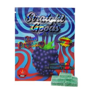 Straight Goods Edibles – Blue Raspberry (300mg THC)