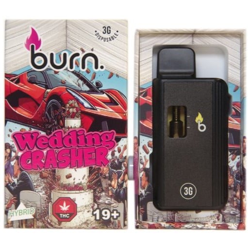 Burn - Wedding Crasher 3 Grams Disposable Vape | Buy Weed Online