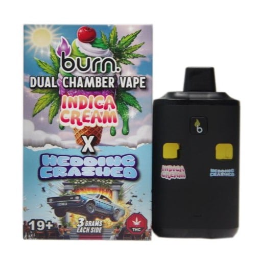 6 Gram Dual Chamber Burn Disposable Vape Indica Cream + Wedding Crashed (3+3 Gram) | Buy Weed Online | Online Dispensary 6 Gram Dual Chamber Burn Disposable Vape Indica Cream + Wedding Crashed (3+3 Gram) | Buy Weed Online | Online Dispensary