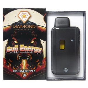 Diamond-Concentrates-3-Gram-Disposable-Distillate-–-Bull-Energy-Indica-3-Gram