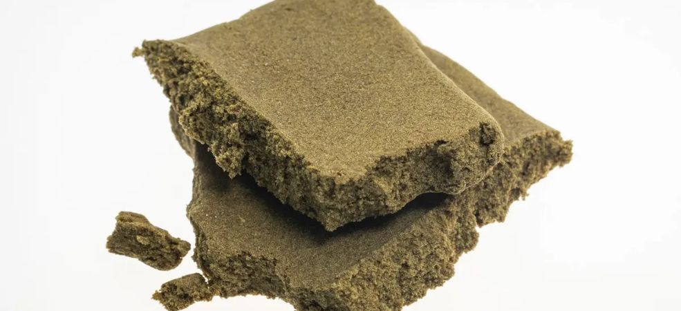 Hash (also known as hashish) is a strong form of cannabis made by collecting and compressing trichomes. 