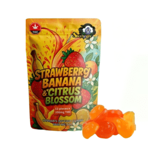 Sky-High-Edibles-–-Strawberry-Banana-Citrus-Blossom-Gummy-3000mg-THC