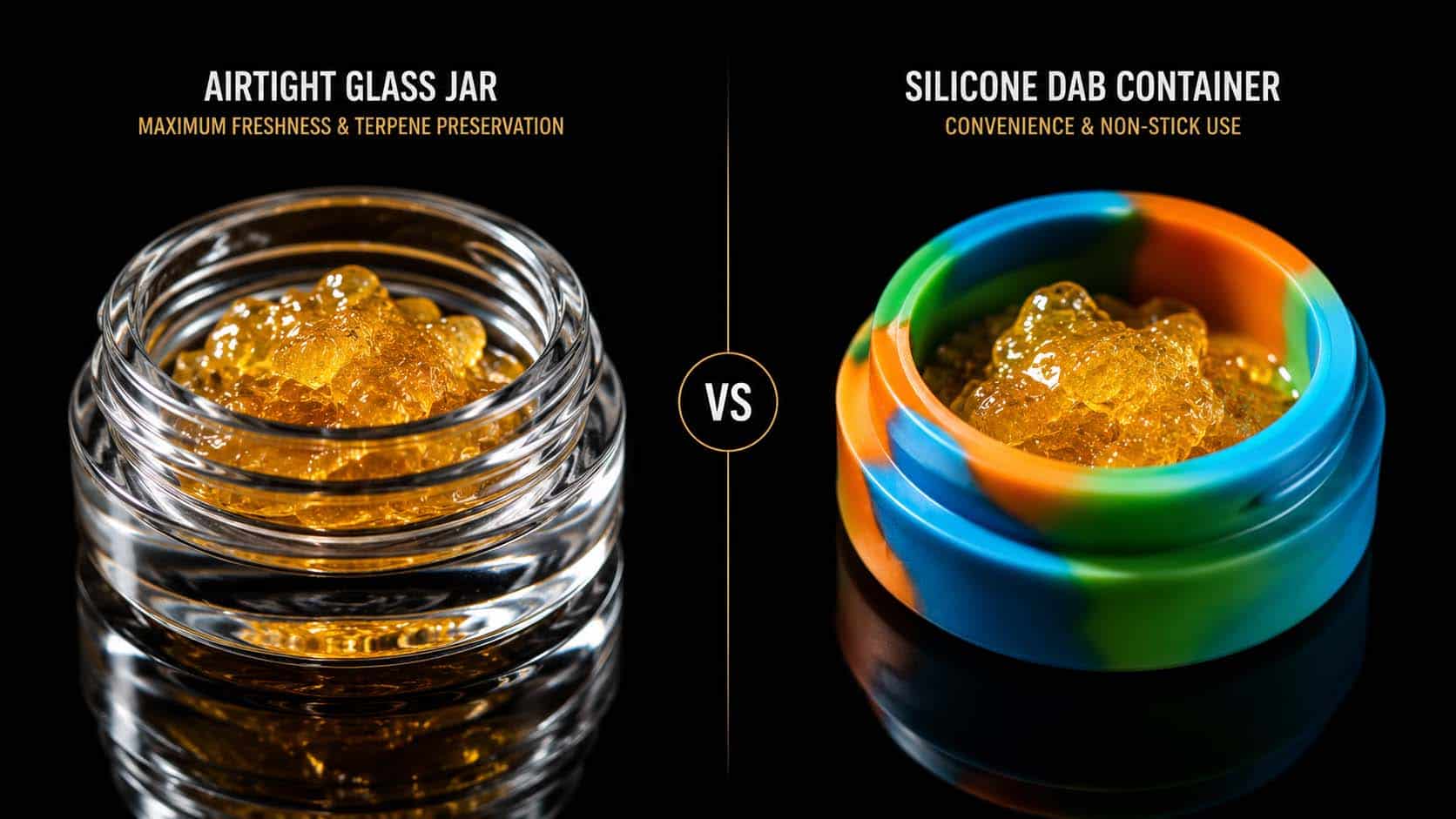 glass-vs-silicone-concentrate-storage