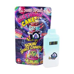 Sky-High-Extract-–-Dual-Chamber-Vape-–-Birthday-Cake-Hybrid-Sour-Space-Candy-Sativa-–-4-Grams-4-Grams